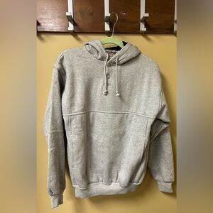 Trails End Gray and Black Women’s Thermal Hooded Sweatshirt